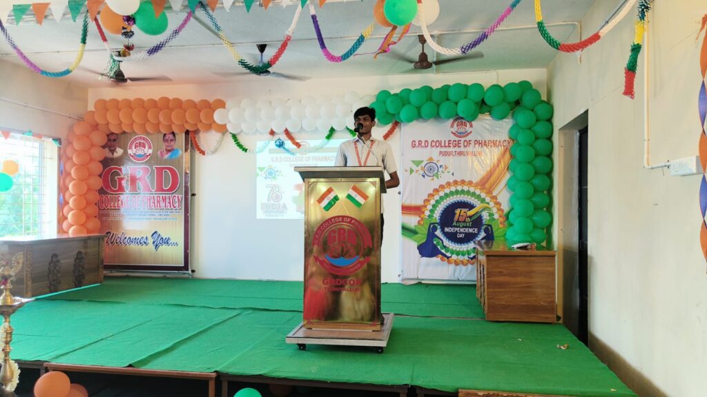 Independence Day Program at GRD College of Pharmacy