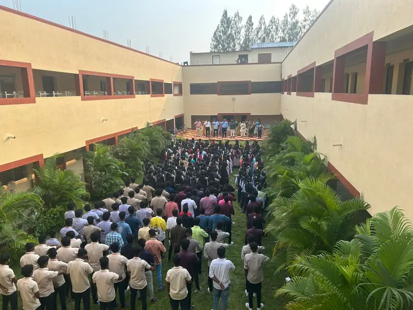 GRD College campus gathering