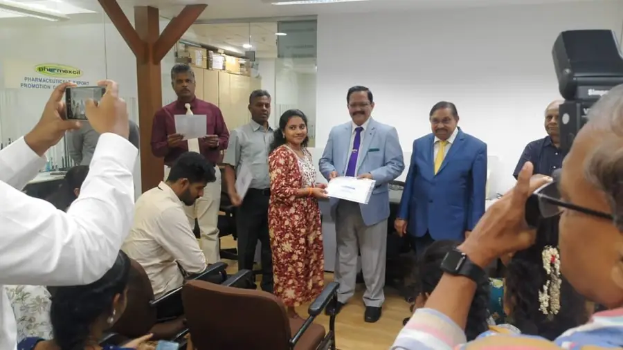 Industrial training certificate distribution