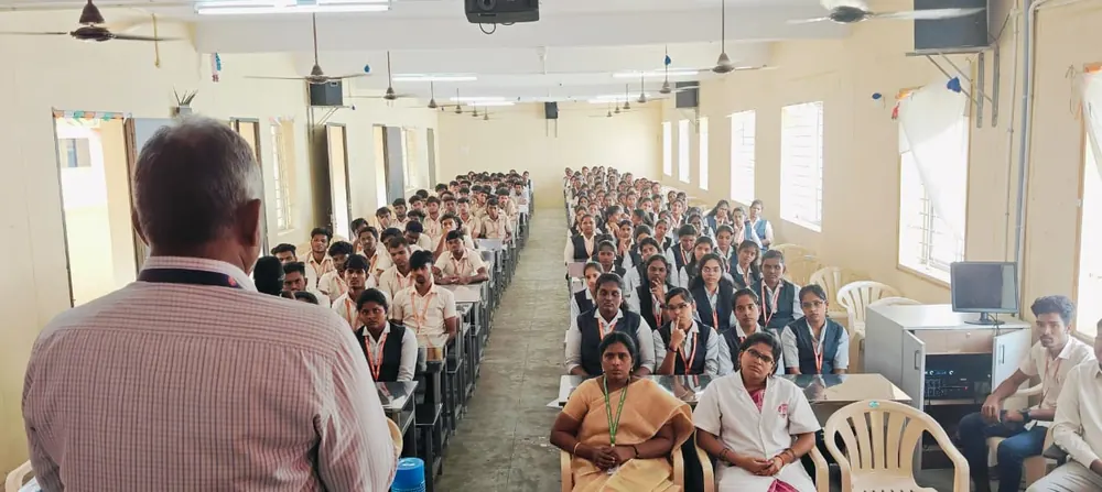 Leprosy awareness session with students